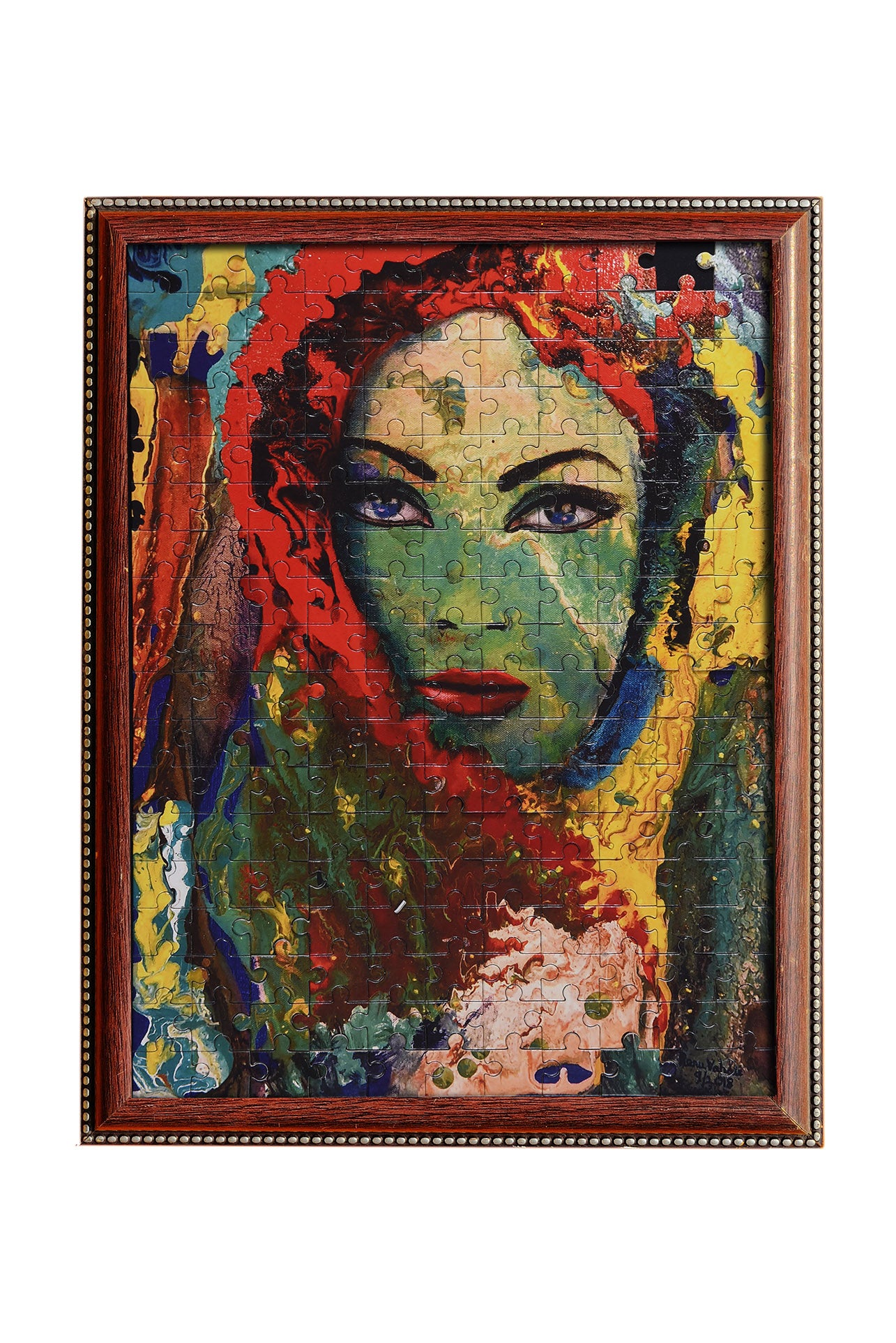 Lady with Blue Eyes: Eternal Beauty Jigsaw Puzzle - 480 pieces