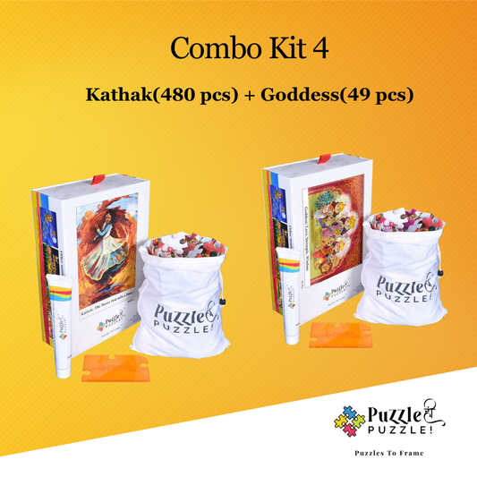 Combo 4 - Kathak(480 pcs) + Goddess(49 pcs)