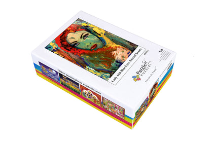 Lady with Blue Eyes: Eternal Beauty Jigsaw Puzzle - 480 pieces