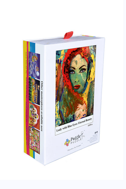 Lady with Blue Eyes: Eternal Beauty Jigsaw Puzzle - 480 pieces
