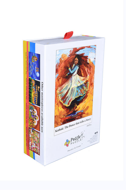 Kathak: The Dance That Tells a Story Jigsaw Puzzle 480 pieces