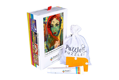 Lady with Blue Eyes: Eternal Beauty Jigsaw Puzzle - 480 pieces