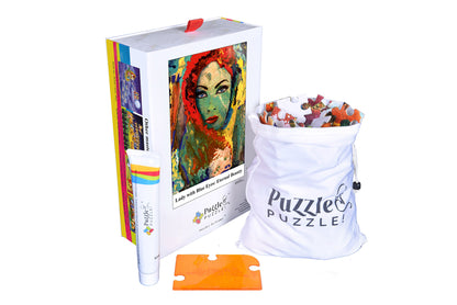 Lady with Blue Eyes: Eternal Beauty Jigsaw Puzzle - 480 pieces