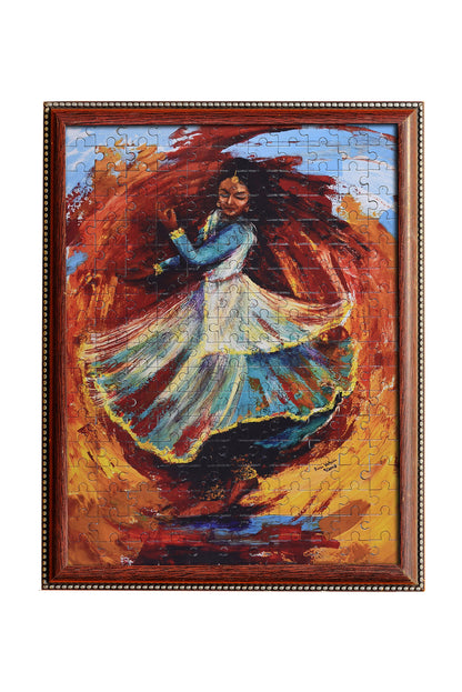Kathak: The Dance That Tells a Story Jigsaw Puzzle 480 pieces